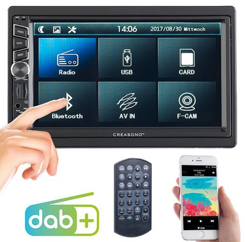 Autoradio 2DIN avec écran tactile et DAB+ “CAS-4455.bt” CreaSono