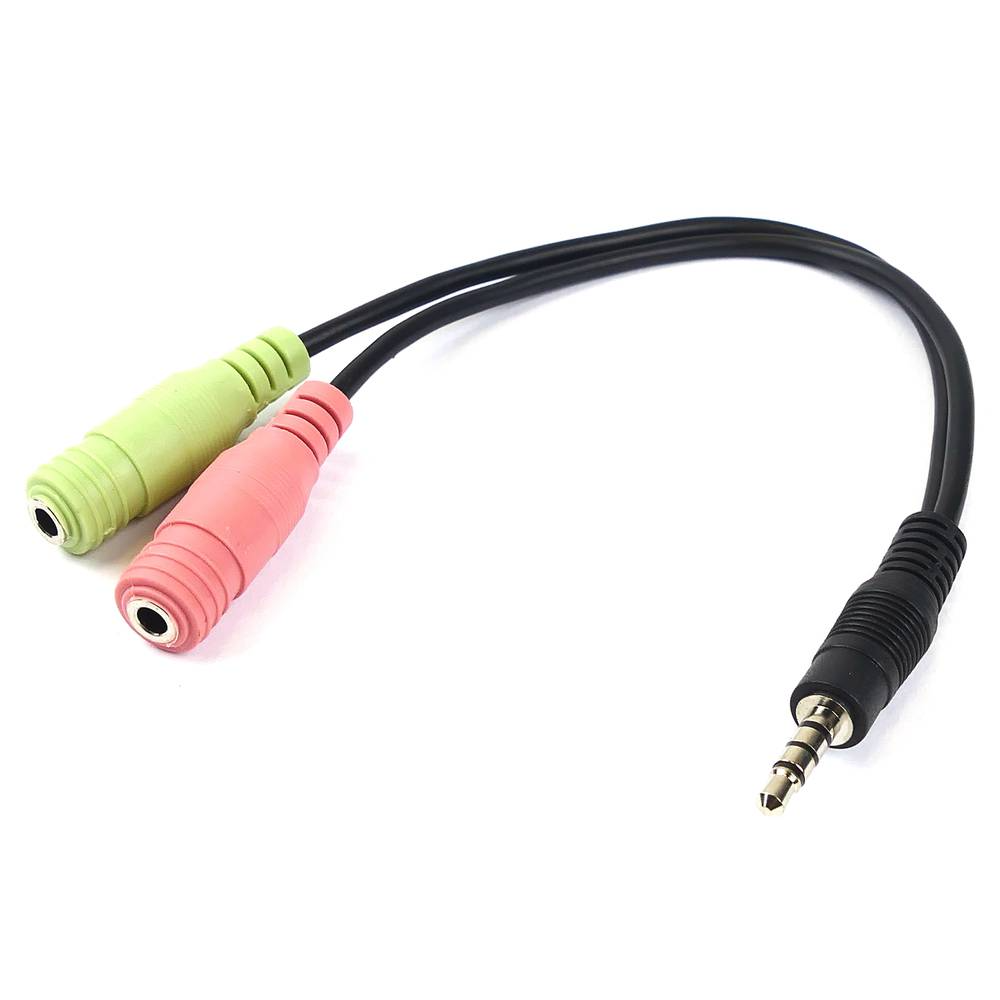 Adaptateur audio OMTP pour le microphone et écoteurs minijack 3,5mm