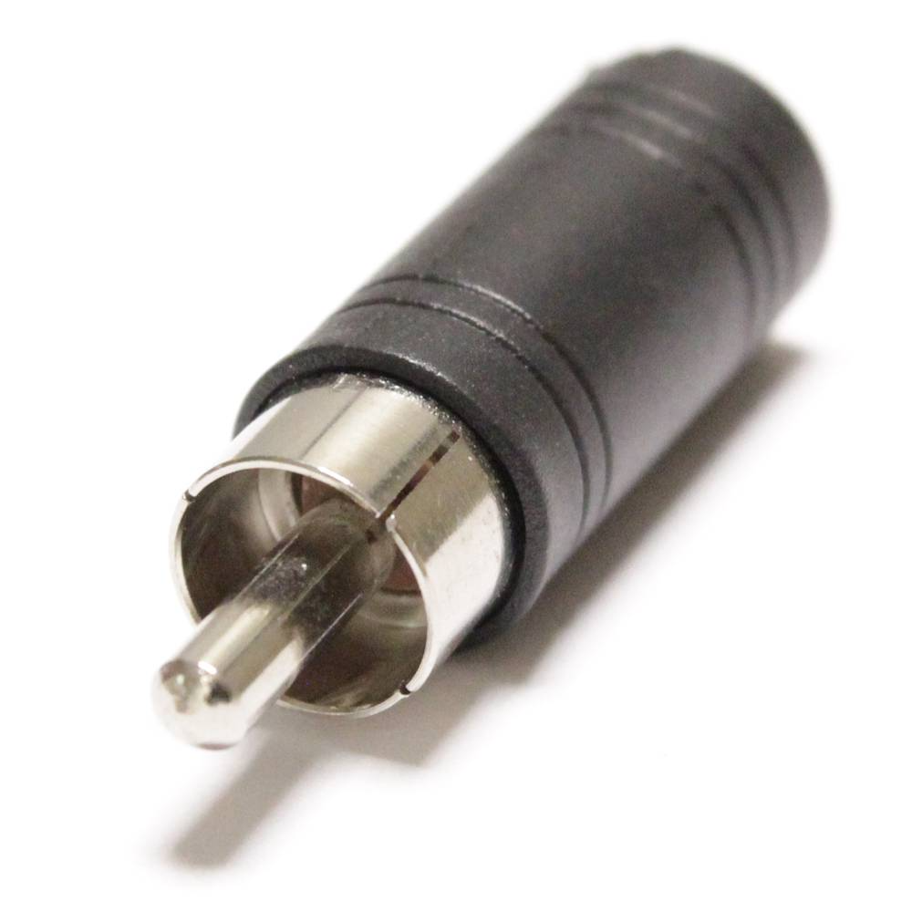 Adaptateur audio 3,5 mm minijack-à-RCA femelle-mâle