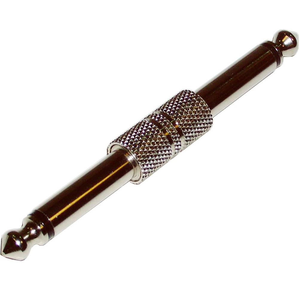 Adaptateur jack 6,3 mm mono mâle/mâle