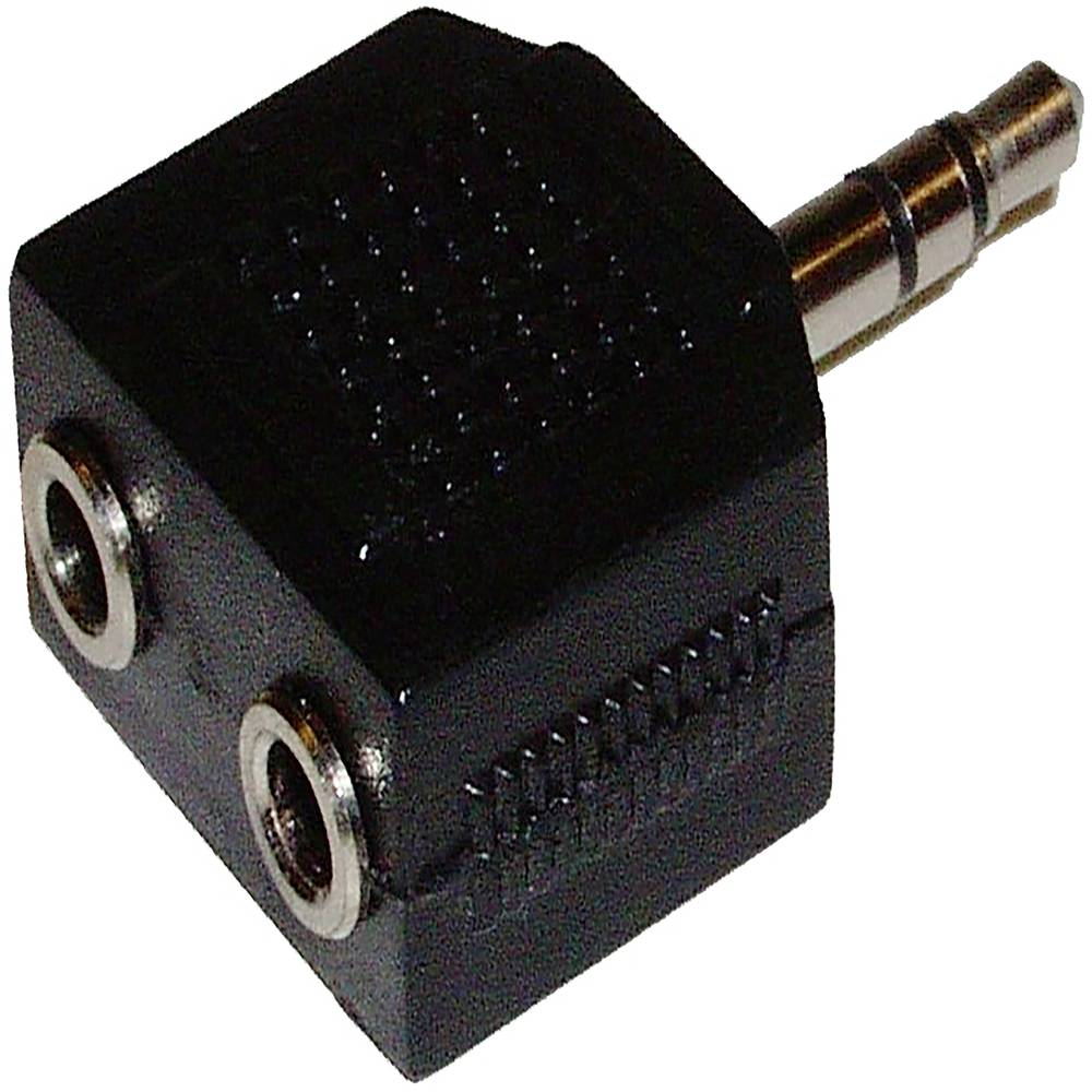 Adaptateur stéréo audio (Jack 3,5 mm-M-/ 2 x Jack 3,5 mm–H)