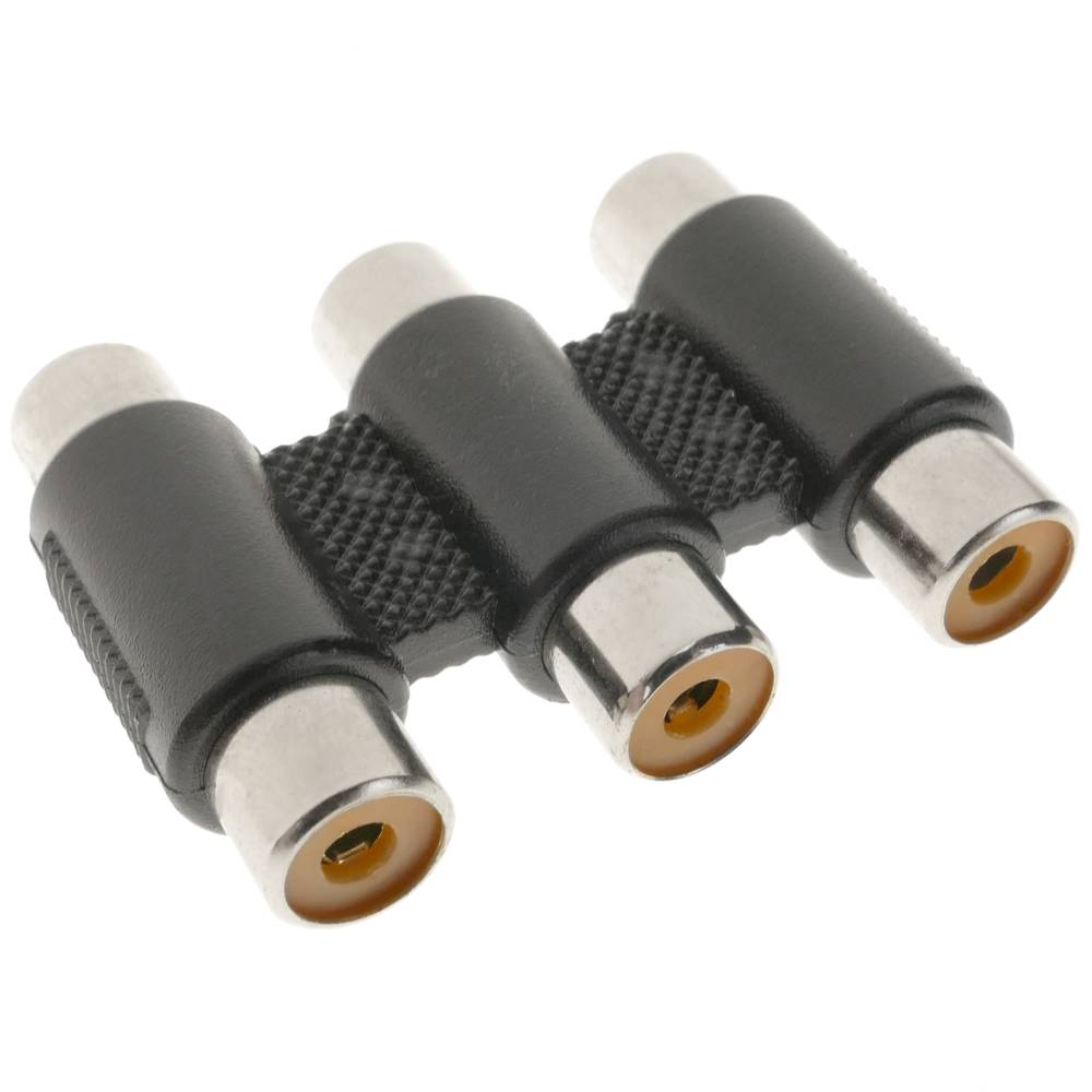 3xRCA adaptateur femelle à femelle