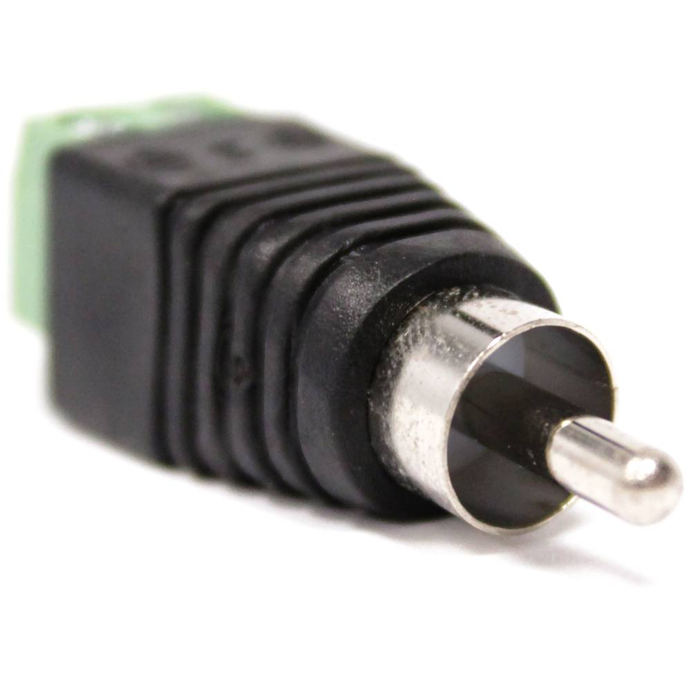 Adaptateur RCA mâle pour bornier