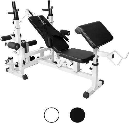 GORILLA SPORTS Banc de musculation universel avec support pour haltères