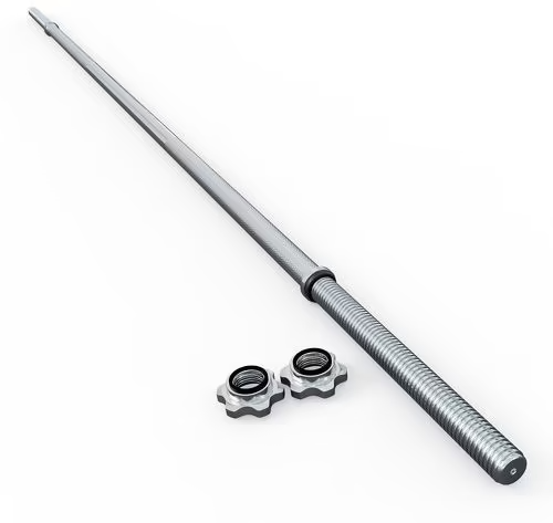 K-Sport GmbH Barre d’haltère renforcée de 180 cm de long Barre d’haltère, serrures en étoile – G001