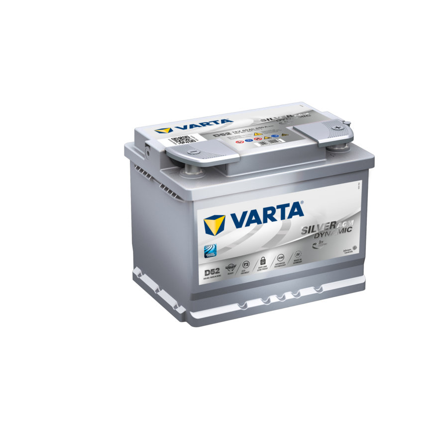 Batterie Start & Stop VARTA D52 Silver Dynamic AGM 60 Ah – 680 A