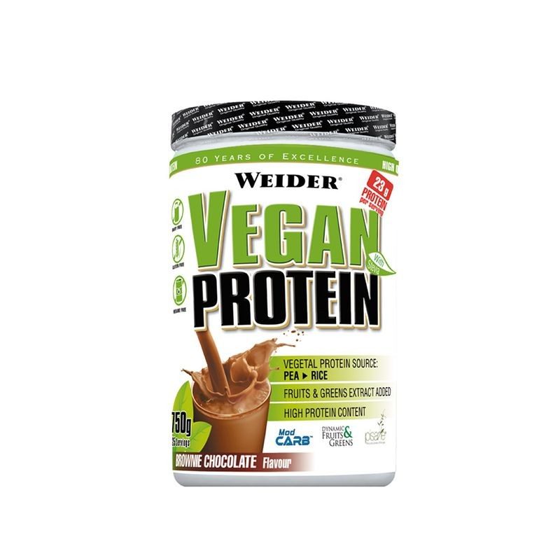 Protéine végétale WEIDER VEGAN Chocolat 750gr WEIDER