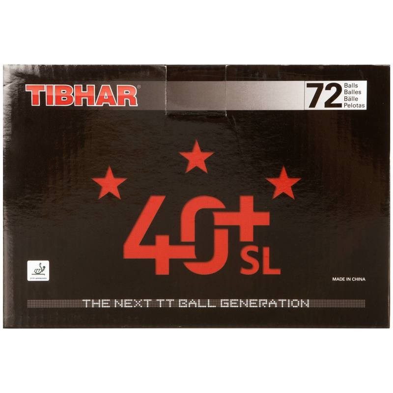 BALLE DE TENNIS DE TABLE TIBHAR 3* 40+ SL X 72 TIBHAR
