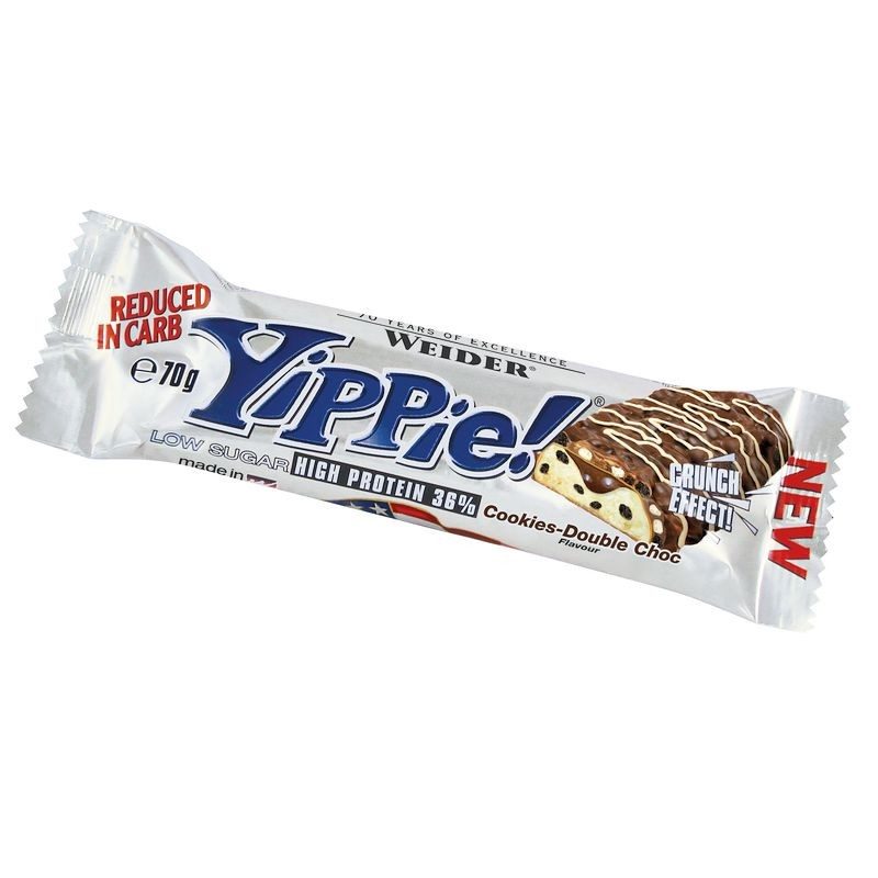 Barre protéinée YIPPIE cookies 70gr WEIDER