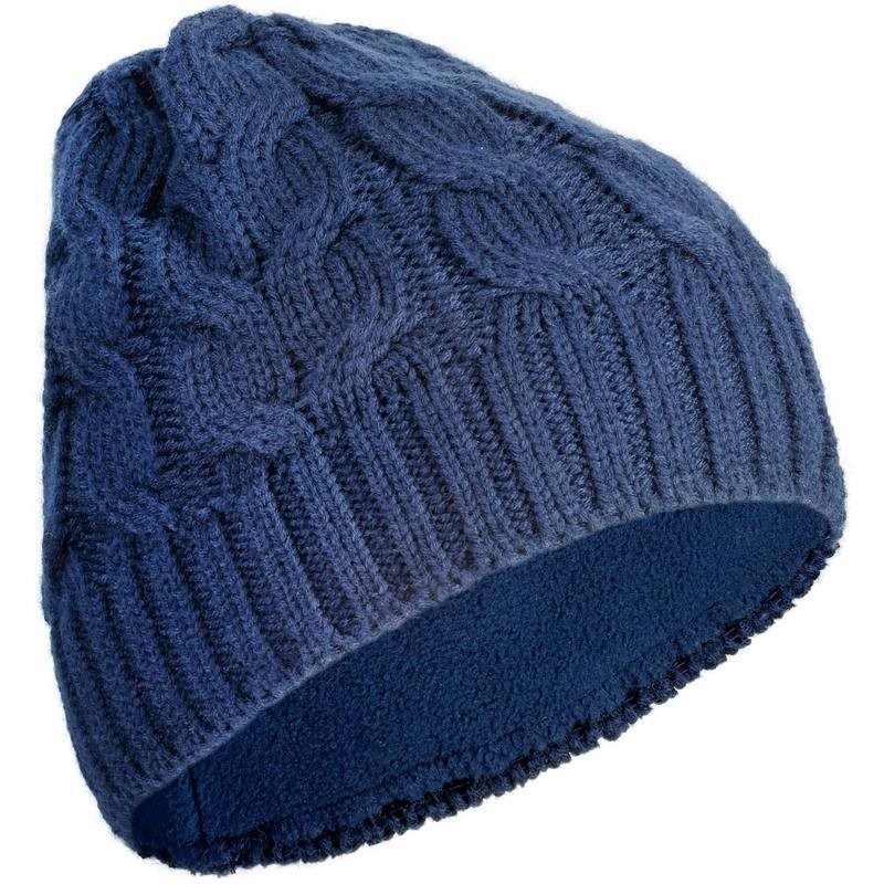 BONNET DE SKI ENFANT WARM 500 BLEU MARINE WED’ZE