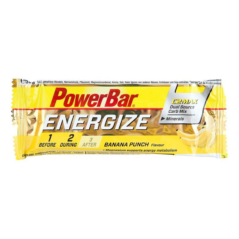 Barre énergétique ENERGIZE C2MAX banane 55g POWERBAR