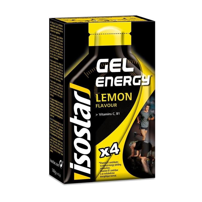 Gels énergétiques GEL ENERGY citron 4x35g ISOSTAR