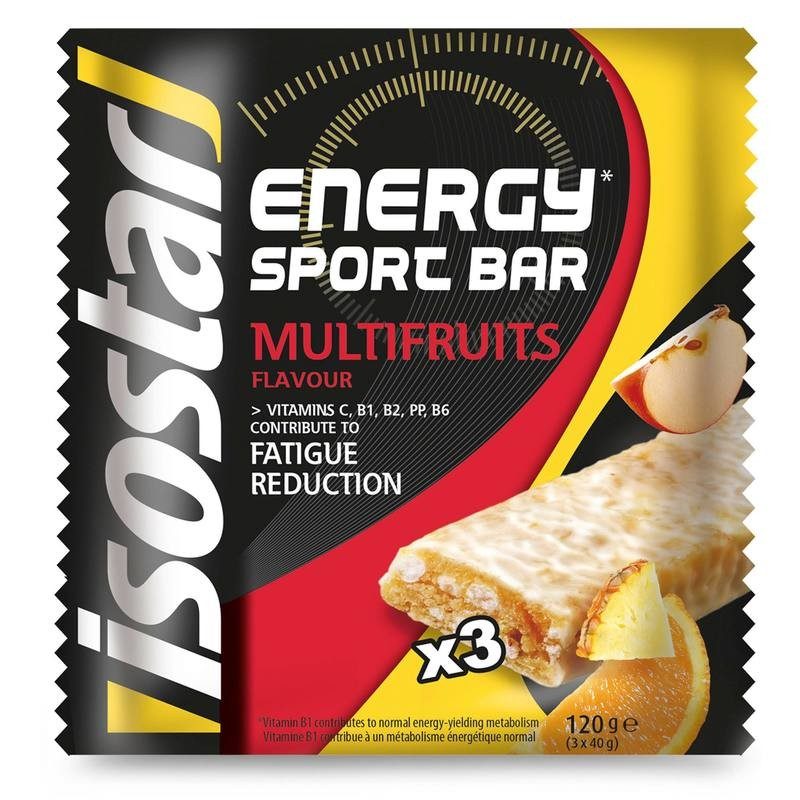 Barres énergétiques HIGH ENERGY multifruits 3x40g ISOSTAR