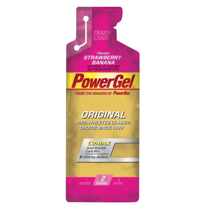 Gel énergétique POWER GEL fraise banane 41g POWERBAR