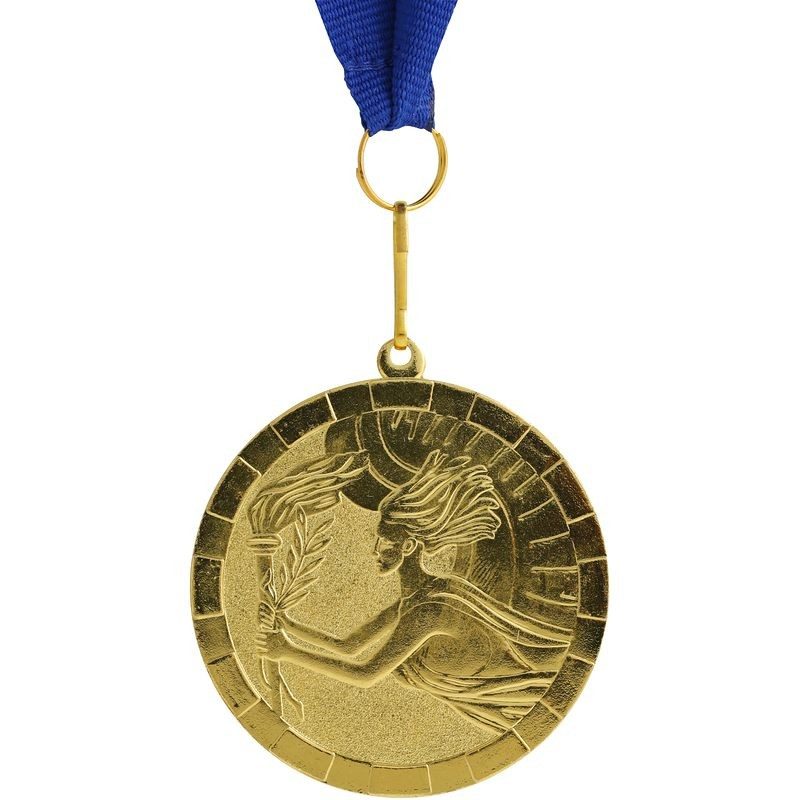 MEDAILLE VICTOIRE 50mm + RUBAN TROPHEE VAINQUEUR