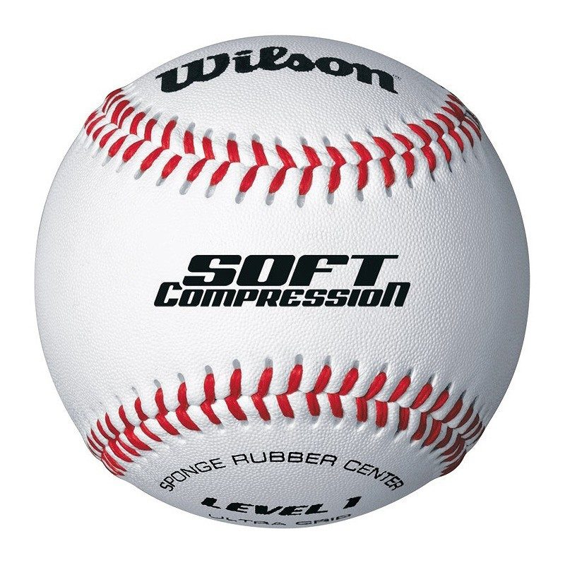 Balle de baseball Soft Compression blanc WILSON