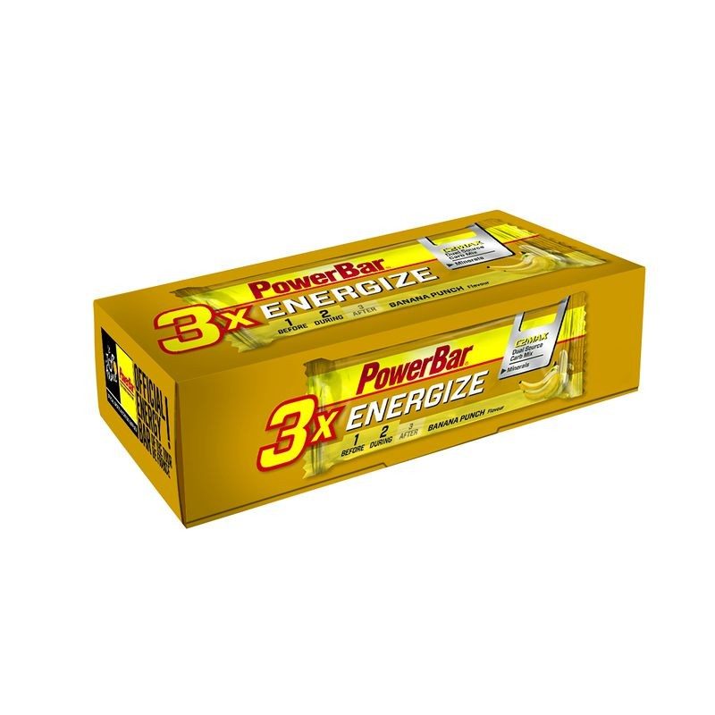 Barre énergétique POWERBAR ENERGIZE C2MAX banane 3x55G POWERBAR