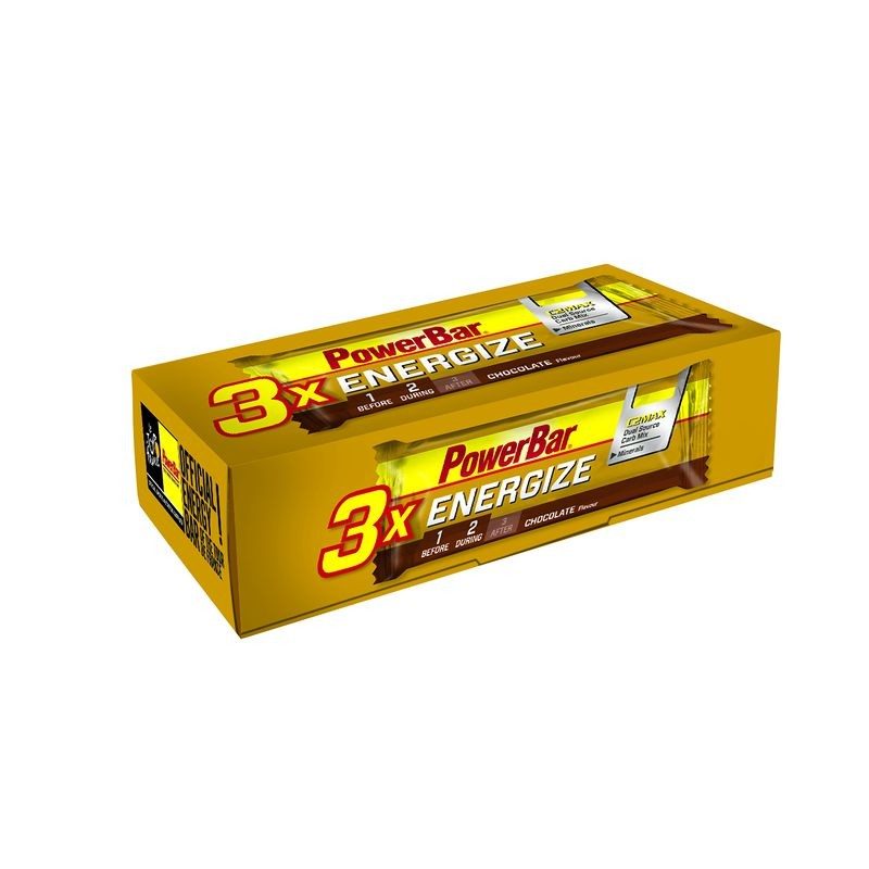 Barre énergétique ENERGIZE chocolat 3x55g POWERBAR