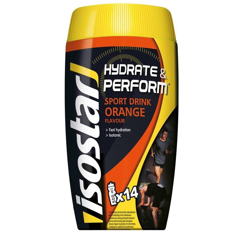 Boisson isotonique poudre HYDRATE&PERFORM orange 560g ISOSTAR