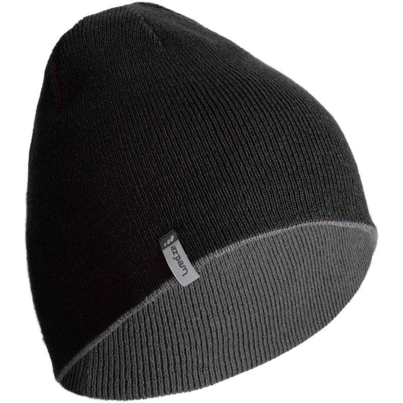 BONNET DE SKI ENFANT REVERSE NOIR GRIS WED’ZE