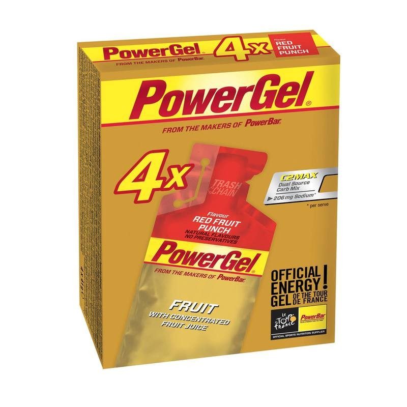 Gel énergétique POWER GEL fruits rouges 4x41g POWERBAR