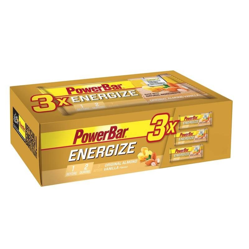 Barre énergétique ENERGIZE vanille amande 3x55g POWERBAR