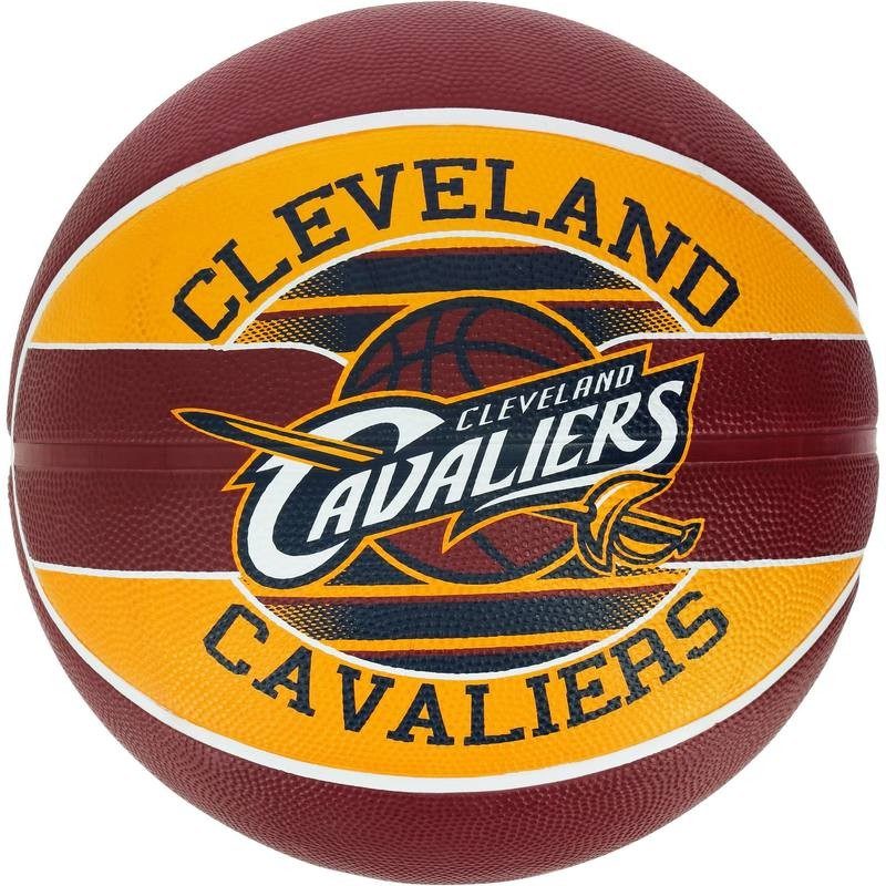 Ballon Basketball Cleveland Cavaliers orange bordeaux SPALDING
