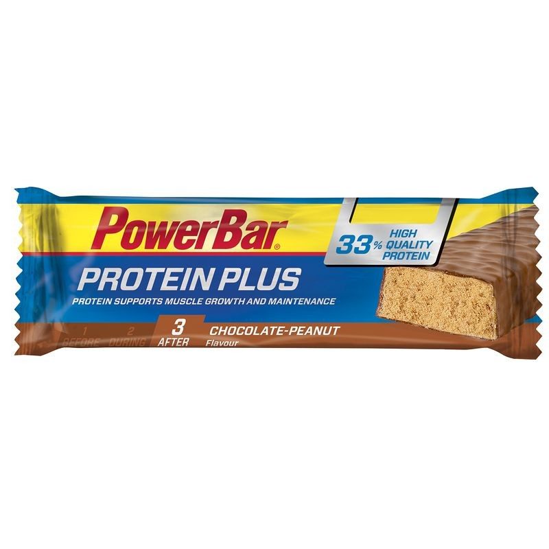 Barre protéinée PROTEIN PLUS chocolat cacahuète 90g POWERBAR