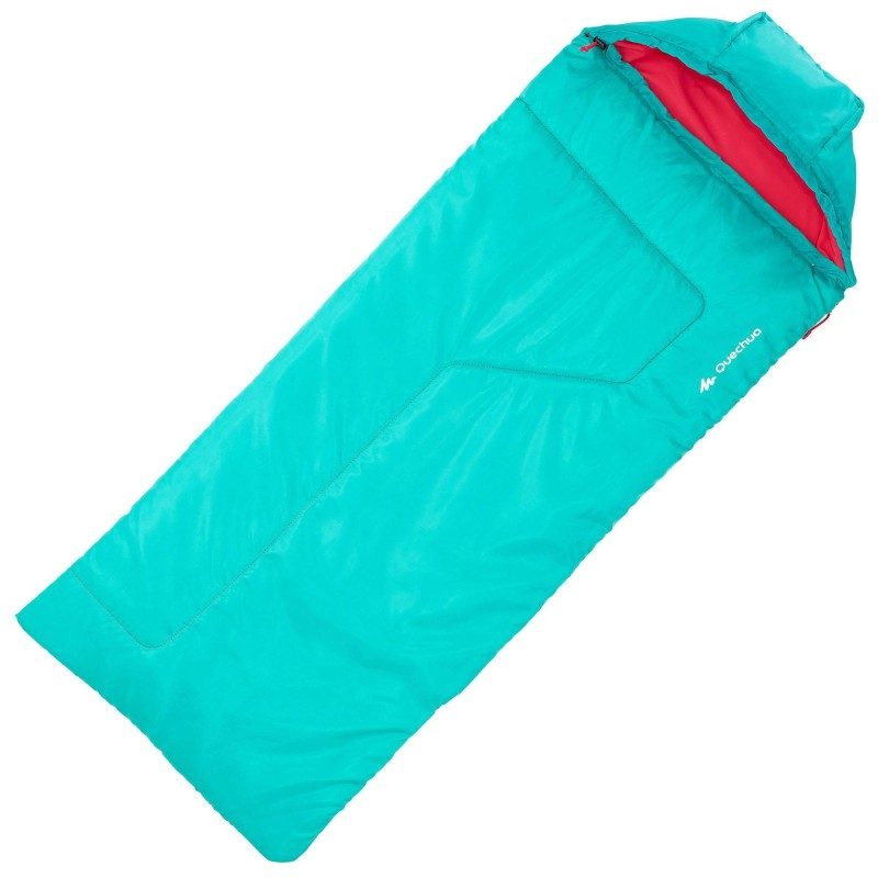 SAC DE COUCHAGE DE BIVOUAC / RANDONNÉE / TREK ENFANT 10° VERT