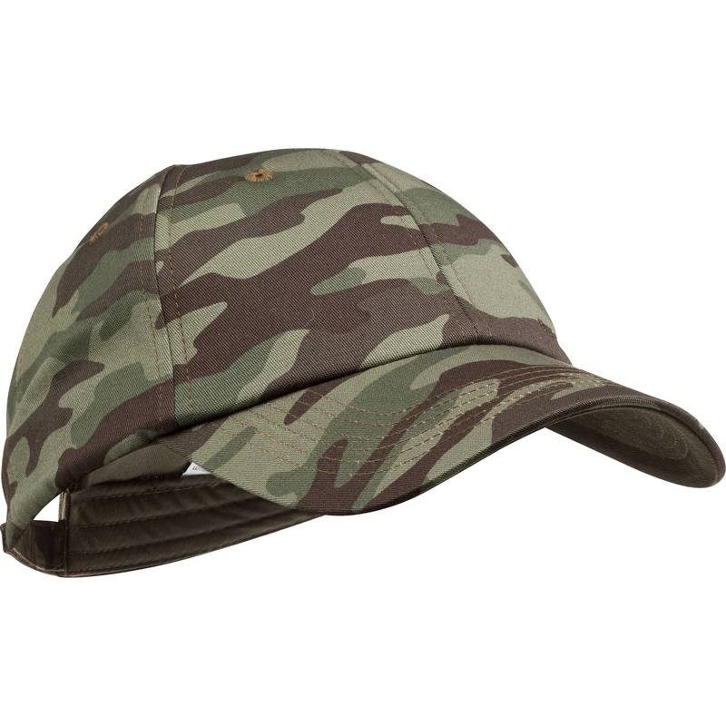 CASQUETTE CHASSE STEPPE 100 CAMOUFLAGE