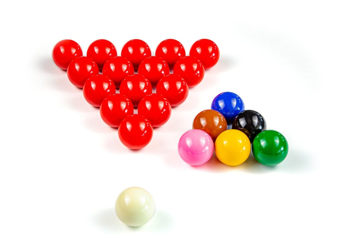 Jeu de billes snooker 52mm