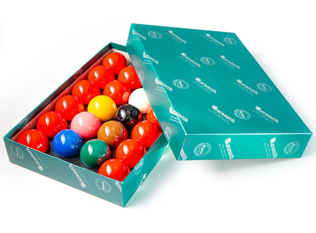 Jeu de billes snooker Aramith 57mm
