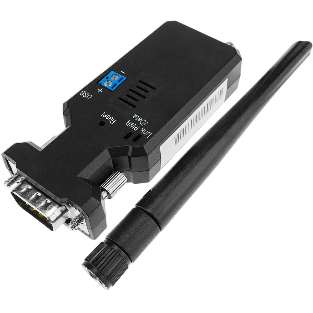 Adaptateur Bluetooth sans fil à série RS232 DTE DCE DB9 v5 BLE compatible avec lecteur Beacon