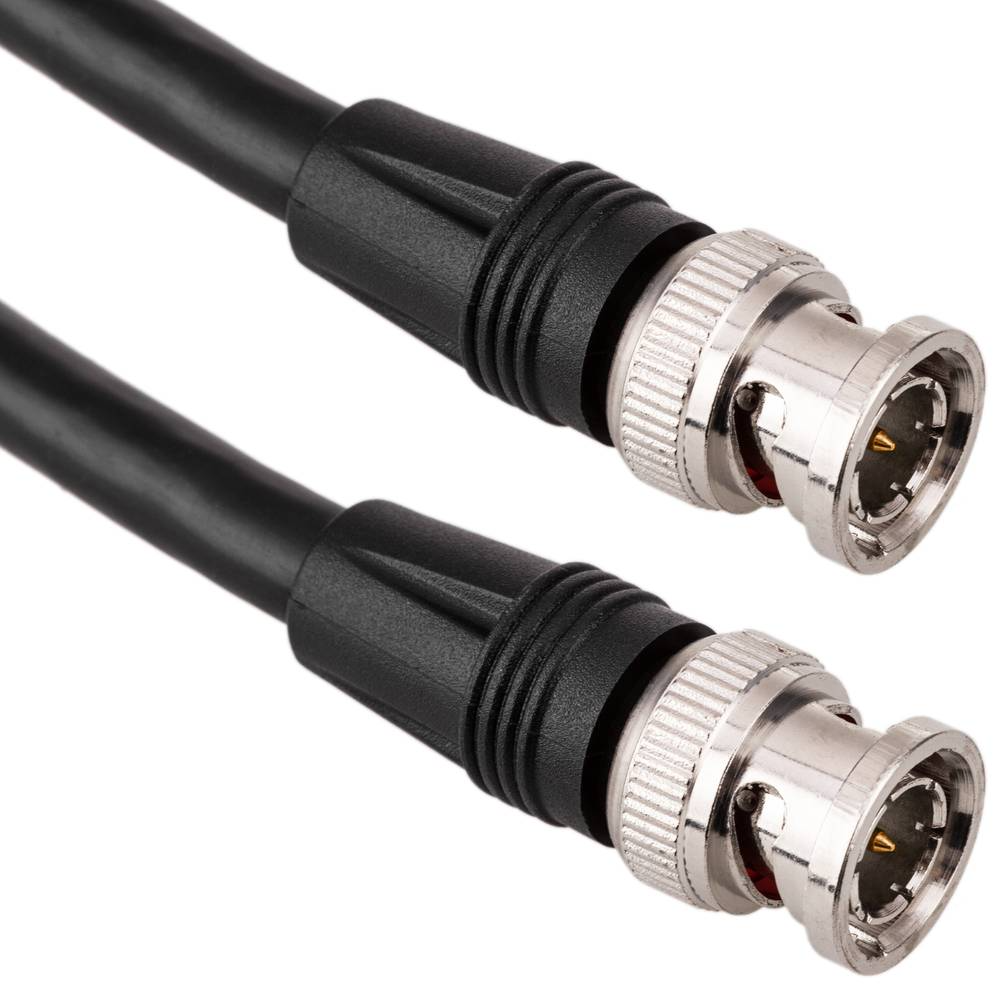 Câble coaxial BNC 12G HD SDI mâle à mâle de haute qualité 1m