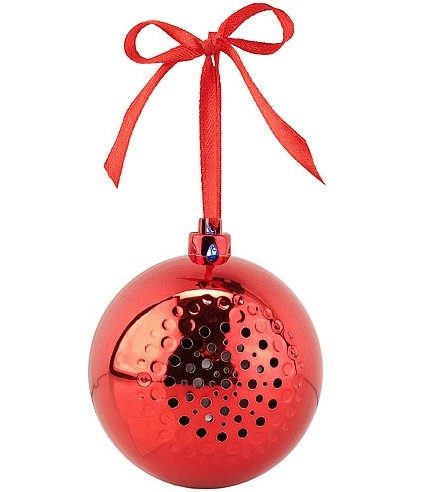 Boule de Noël avec bluetooth et haut-parleur intégré – Rouge Callstel