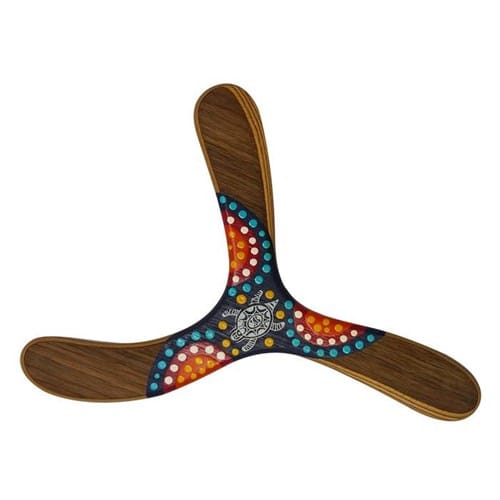 Boomerang peint à la main warramba