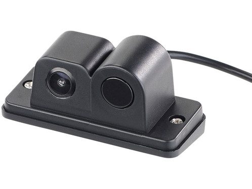 Caméra d’aide au recul à angle de champ 90° avec contrôleur de distance Lescars