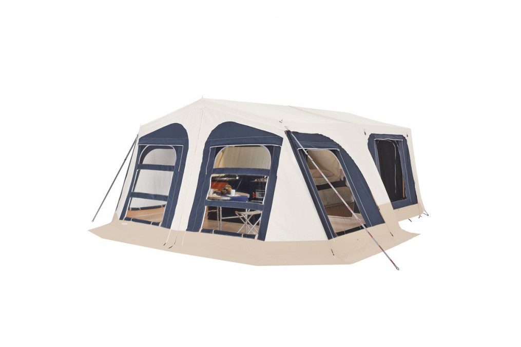 CARAVANE PLIANTE ALPHA TRIGANO COMPACT – FREINS – SANS CUISINE