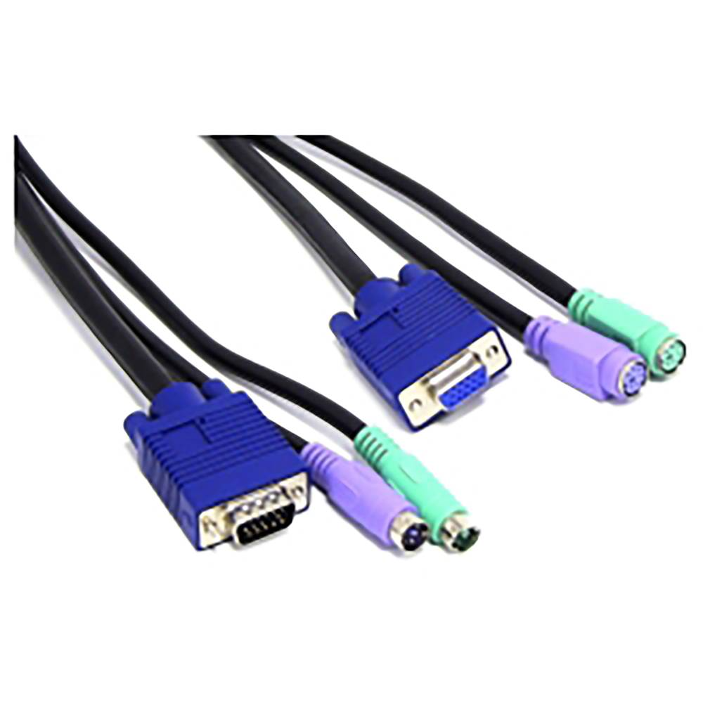 Cable VGA 3m Clavier Souris ATX (M/H)