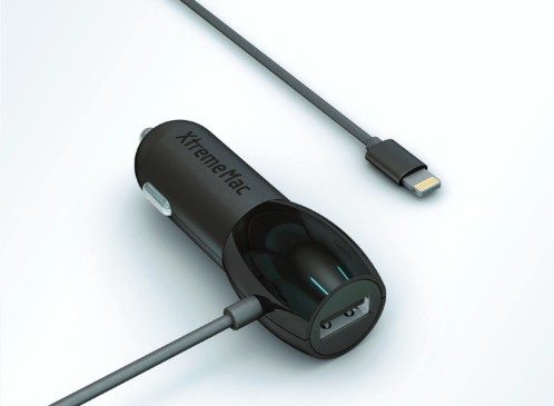 Chargeur Lightning 12V / 24V avec prise USB supplémentaire Xtreme Mac