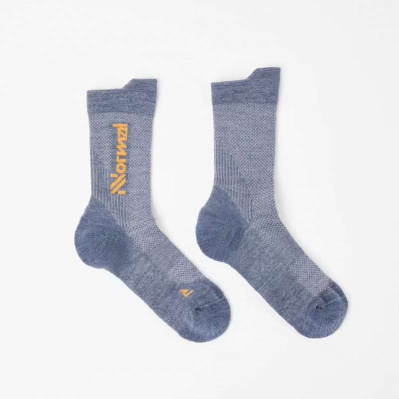 Chaussettes NNORMAL Merino Socks blue