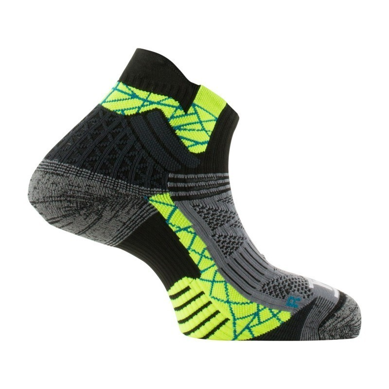 Chaussettes THYO Trail Aero noir / jaune