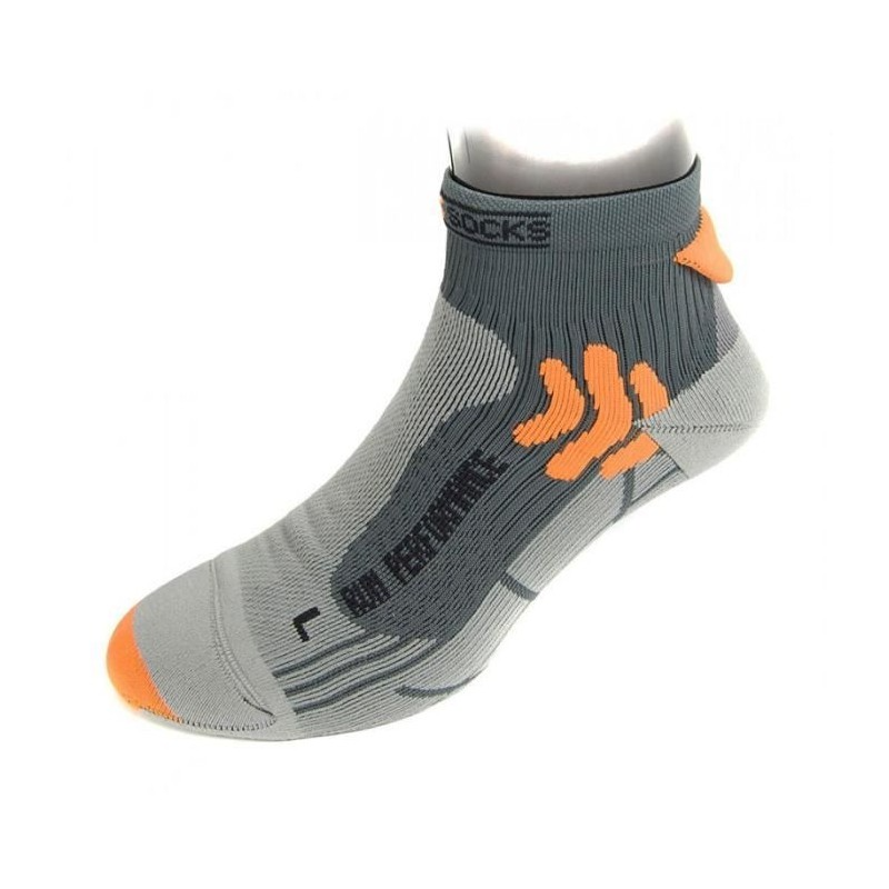 Chaussettes X-SOCKS Run Performance Trail gris