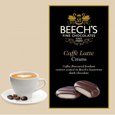 CHOCOLATS CAFFE LATTE CREAMS BEECH’S 90G
