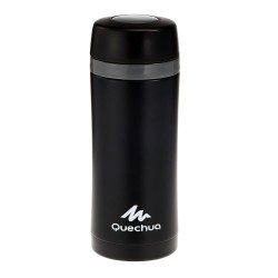 MUG ISOTHERME RANDONNÉE INOX 0,35 LITRE NOIR