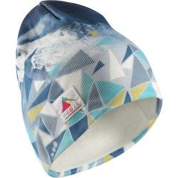 BONNET SKI ADULTE FREERIDE 1005 BLEU GRAPHIK WED’ZE WED’ZE