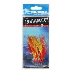 CUILLERS/PLUMES PECHE EN MER KIT 3 SEAMER 5 HAMECONS N°1/0 FLASHMER