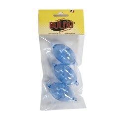 BULLES A EAU/BOMBETTES PECHE EN MER OVALE BULDO N°3 CLEAR X3 BULDO