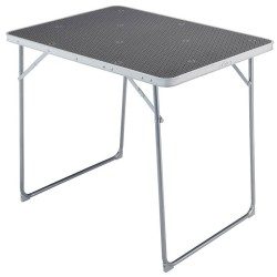 TABLE DE CAMPING / CAMP DU RANDONNEUR 4 PERSONNES GRISE