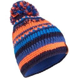 BONNET DE SKI ENFANT MIXYARN MARINE ORANGE WED’ZE